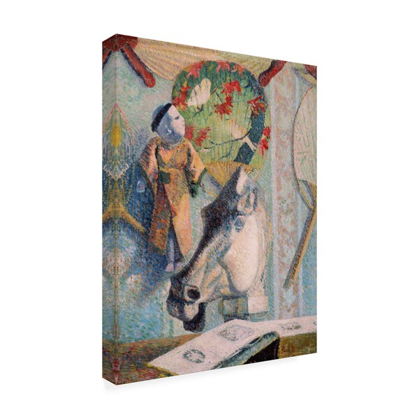 Gauguin 'Still Life With Horses Head' Canvas Art,18x24